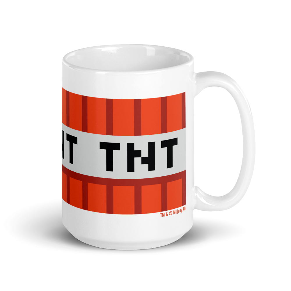 Minecraft TNT White Mug