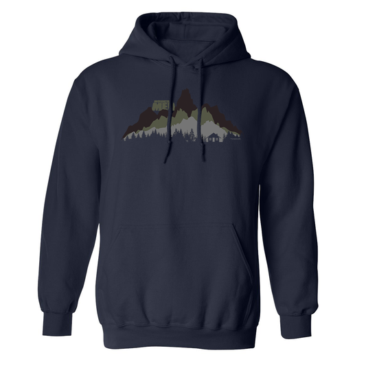 Mountain Men In The Wild Fleece Hooded Sweatshirt-0