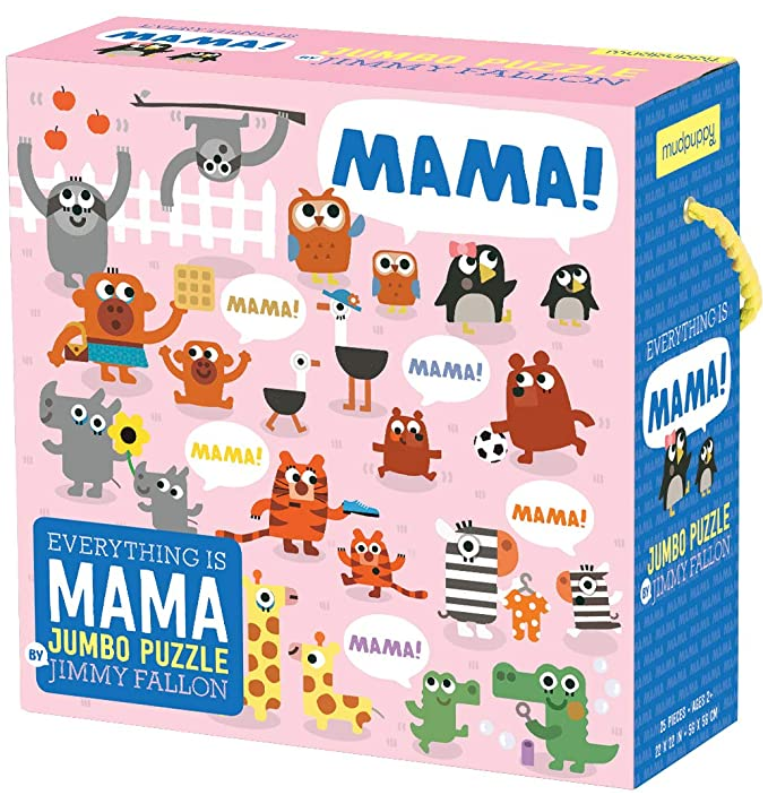 The Tonight Show Starring Jimmy Fallon Everything Is Mama 25 Piece Jumbo Puzzle