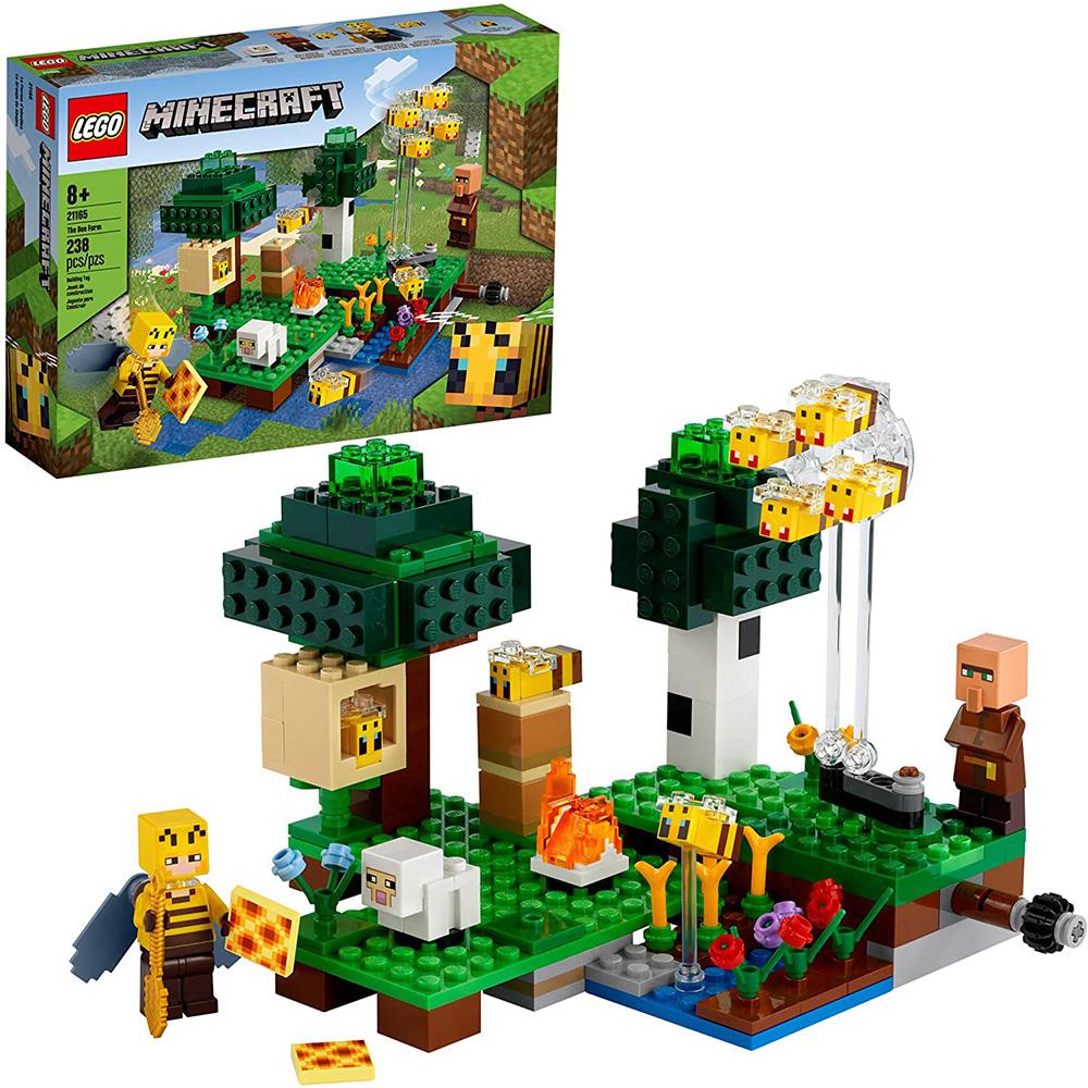 Minecraft LEGO The Bee Farm Building Kit (238 Pieces)