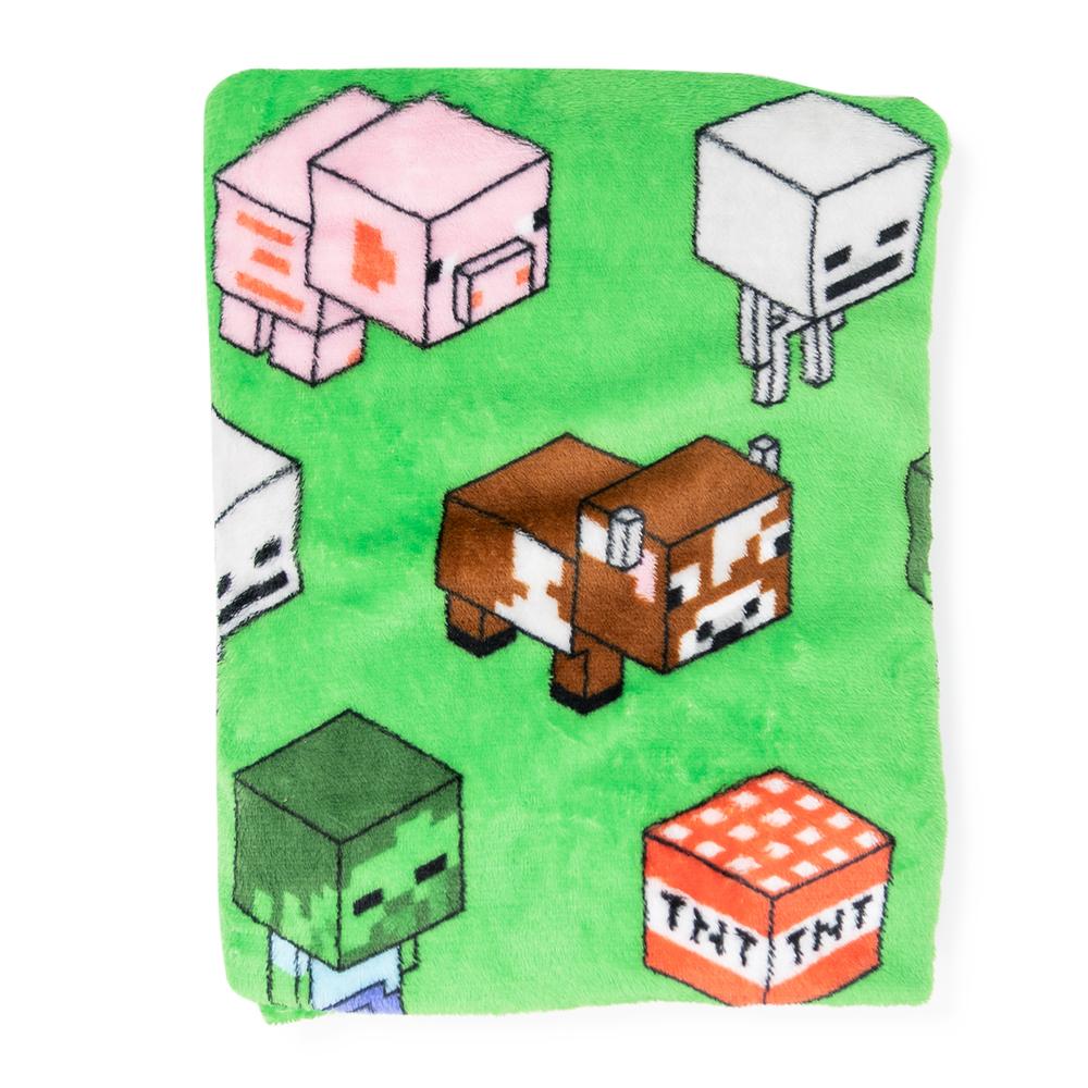 Minecraft 3Pc Throw/Pillow Buddy/Dec Pillow Set