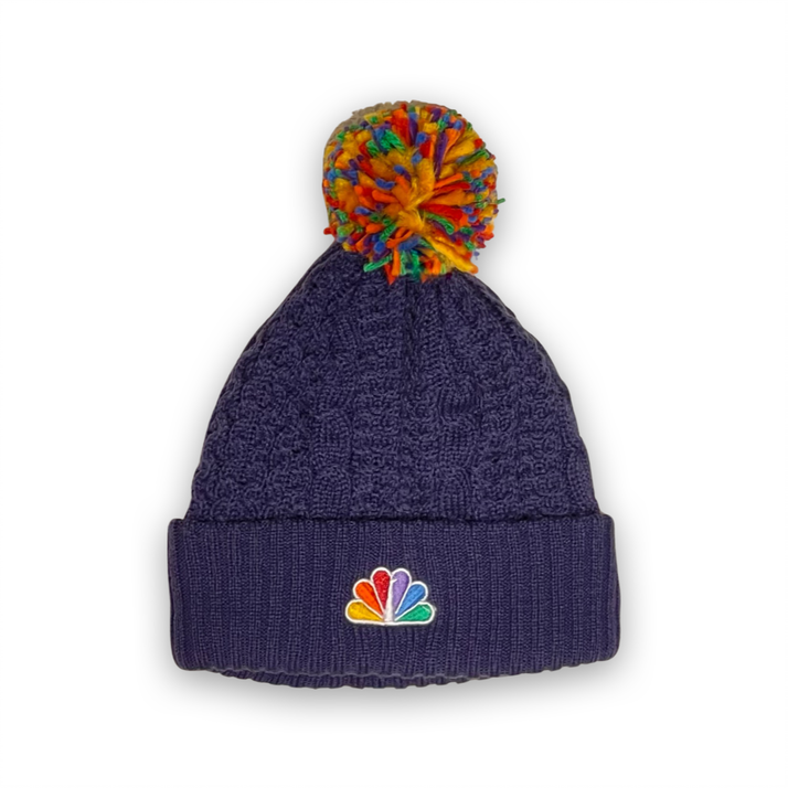 NBC Mitchell & Ness Pom Beanie