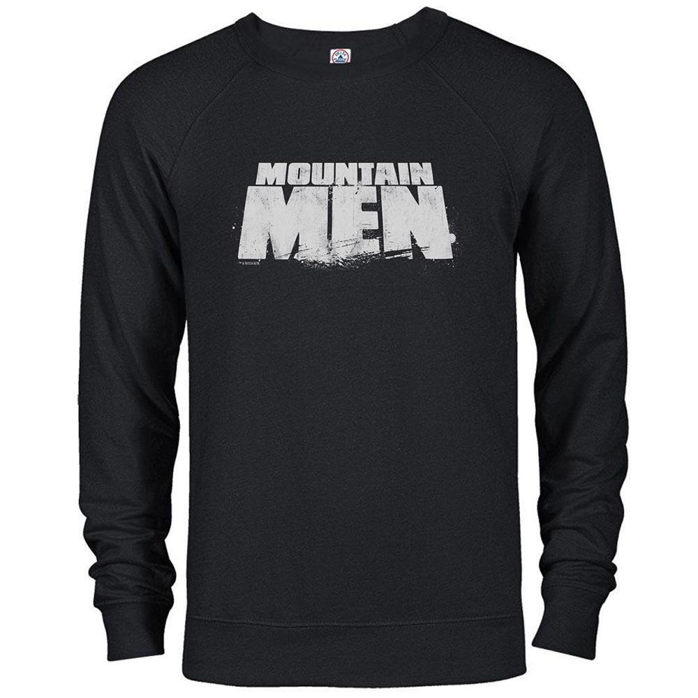 Mountain Men Logo Lightweight Crew Neck Sweatshirt