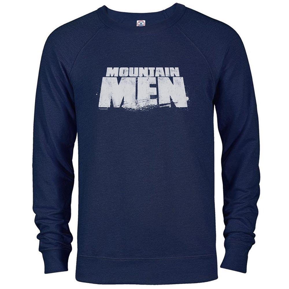 Mountain Men Logo Lightweight Crew Neck Sweatshirt
