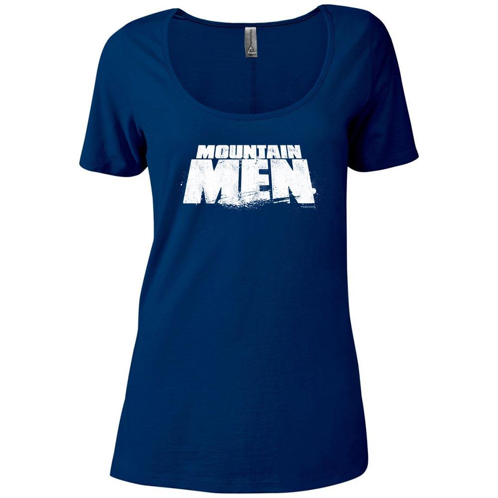 Mountain Men Logo Women's Relaxed Scoop Neck T-Shirt
