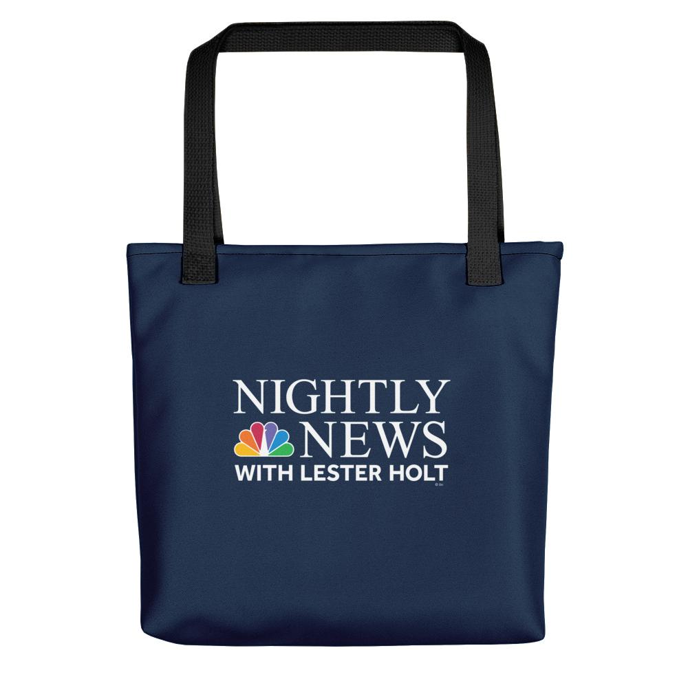 NBC Nightly News with Lester Holt Logo Premium Tote Bag