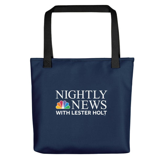 NBC Nightly News with Lester Holt Logo Premium Tote Bag-3