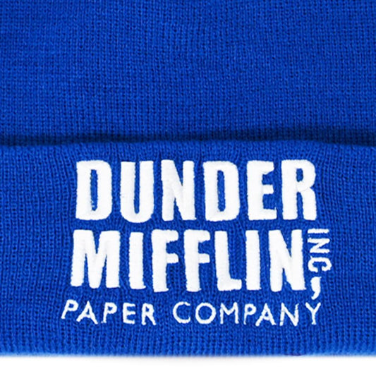 The Office Dunder Mifflin Cuff Knit Beanie-1