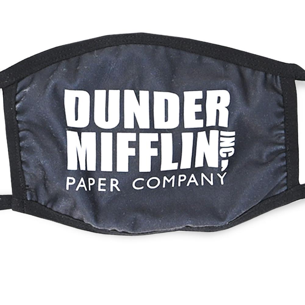 The Office Dunder Mifflin Logo Face Mask (2-pack)