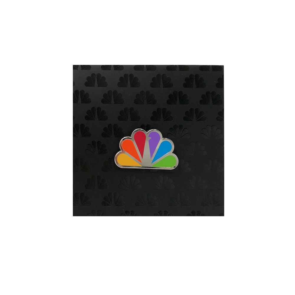 NBC Pintrill Peacock Logo Pin