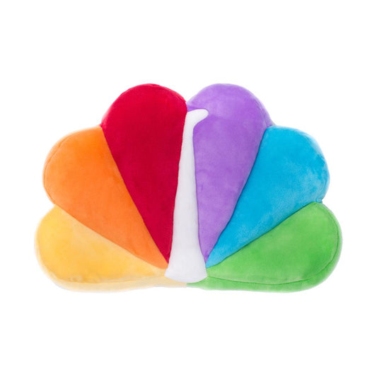 NBC Peacock Pillow-0