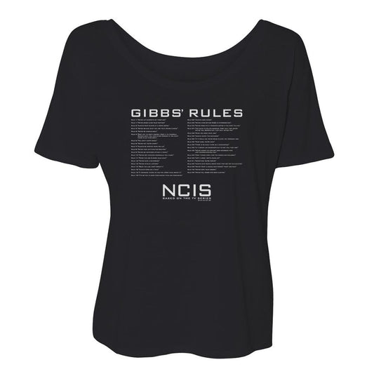 NCIS Gibbs Rules Women's Relaxed T-Shirt | Official CBS Entertainment Store-0