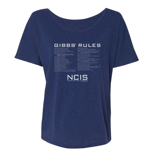 NCIS Gibbs Rules Women's Relaxed T-Shirt | Official CBS Entertainment Store-3