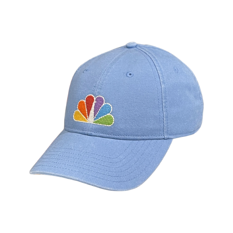 NBC Peacock Needlepoint Hat