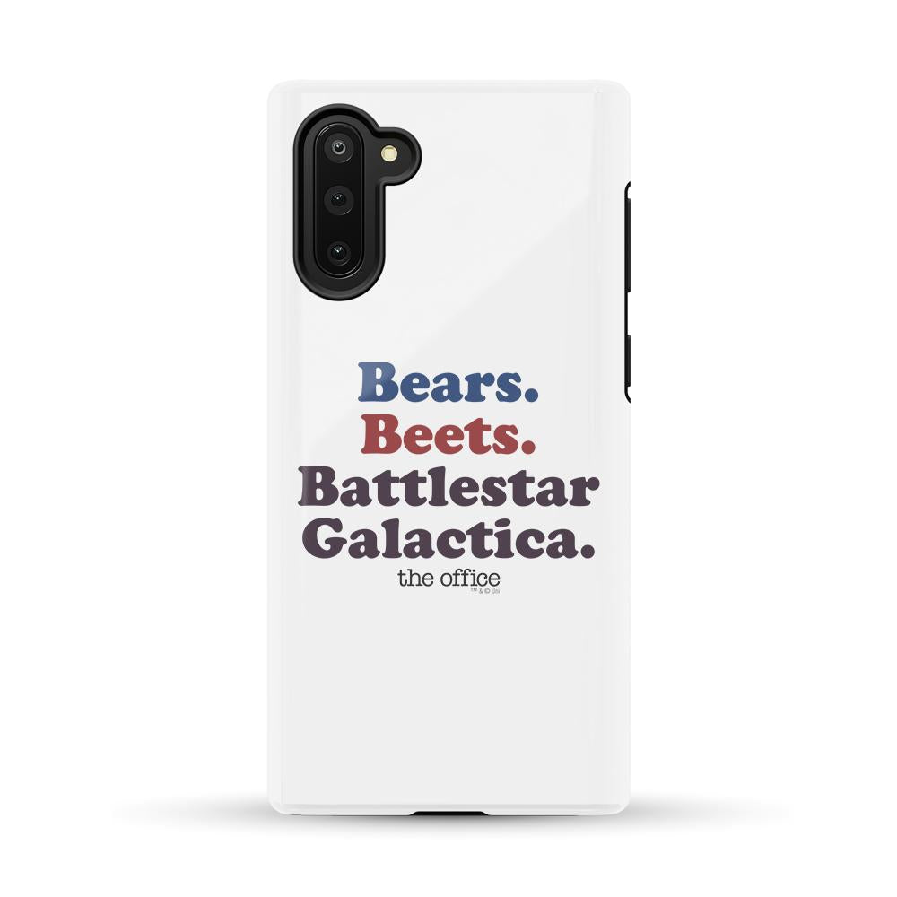 The Office Bears. Beets. Battlestar Galactica Samsung Galaxy Tough Phone Case