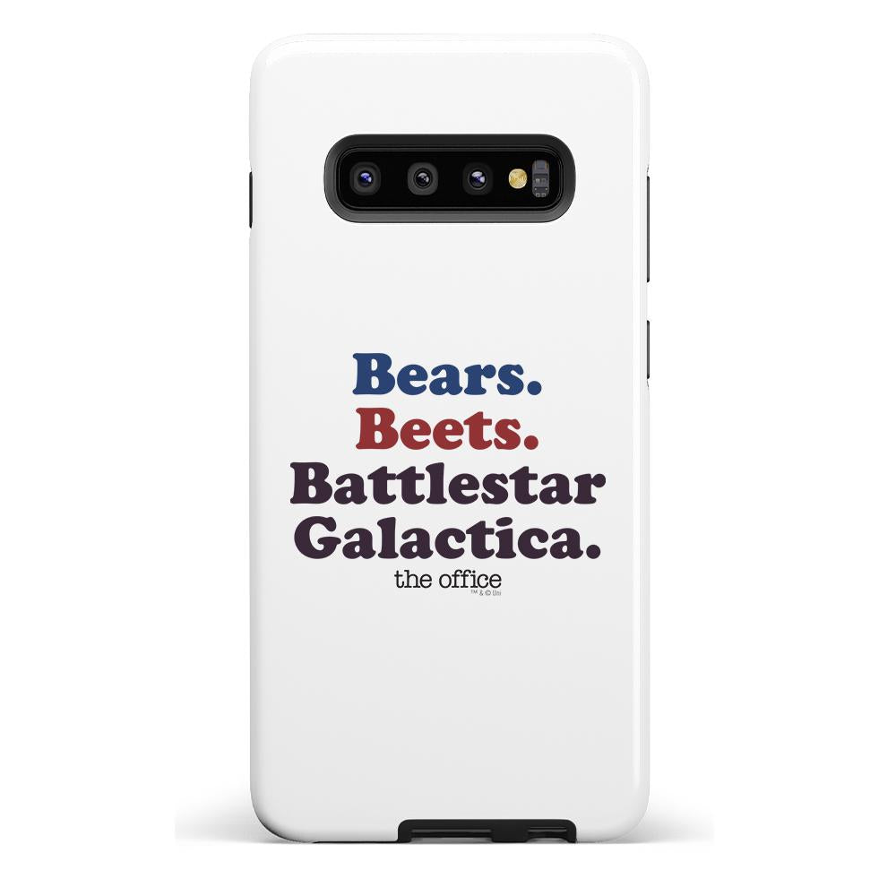 The Office Bears. Beets. Battlestar Galactica Samsung Galaxy Tough Phone Case