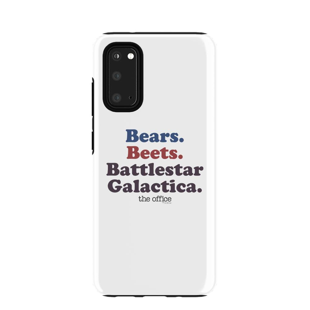 The Office Bears. Beets. Battlestar Galactica Samsung Galaxy Tough Phone Case