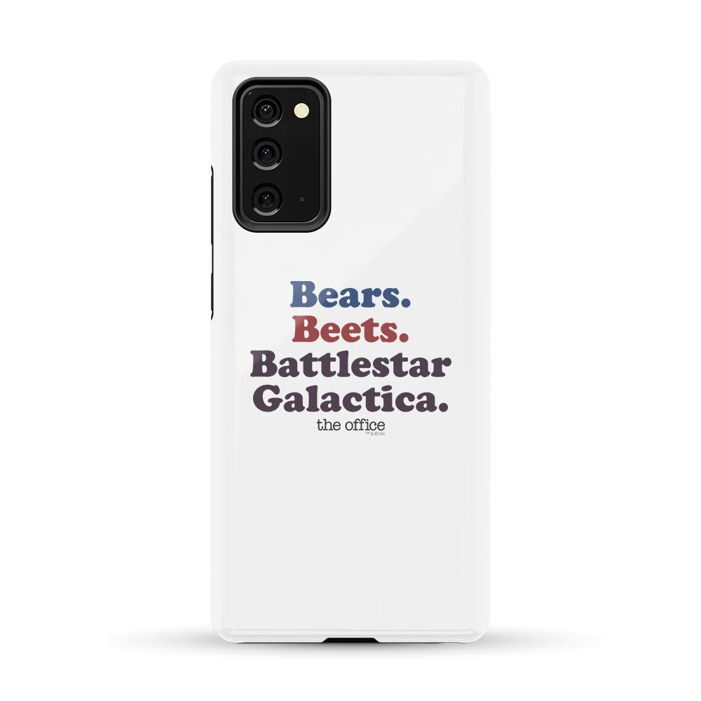 The Office Bears. Beets. Battlestar Galactica Samsung Galaxy Tough Phone Case