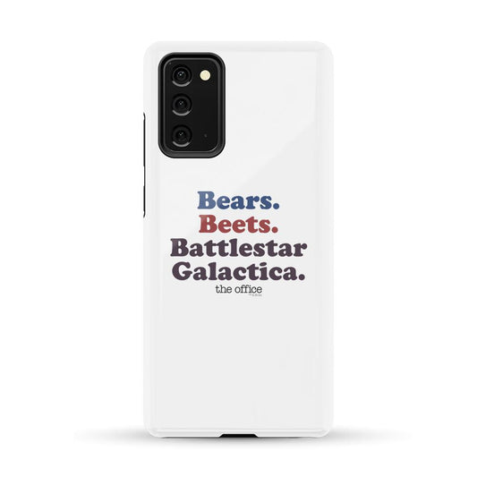 The Office Bears. Beets. Battlestar Galactica Samsung Galaxy Tough Phone Case-10