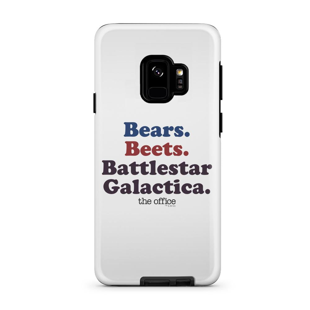 The Office Bears. Beets. Battlestar Galactica Samsung Galaxy Tough Phone Case