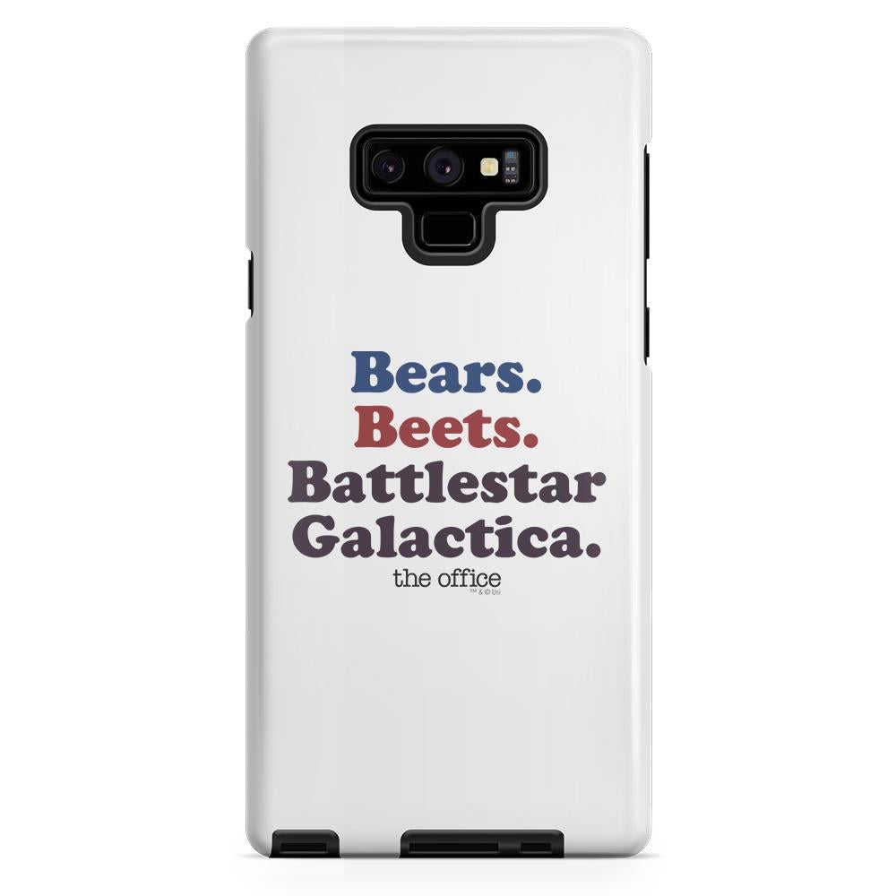 The Office Bears. Beets. Battlestar Galactica Samsung Galaxy Tough Phone Case