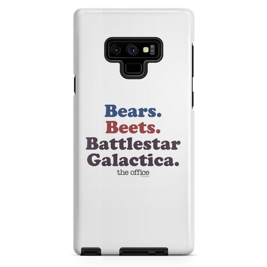 The Office Bears. Beets. Battlestar Galactica Samsung Galaxy Tough Phone Case-4