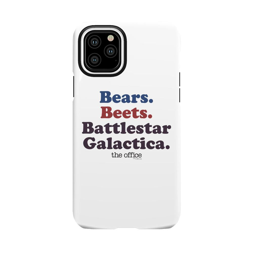 The Office Bears. Beets. Battlestar Galactica iPhone Tough Phone Case