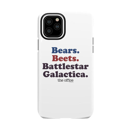 The Office Bears. Beets. Battlestar Galactica iPhone Tough Phone Case-7