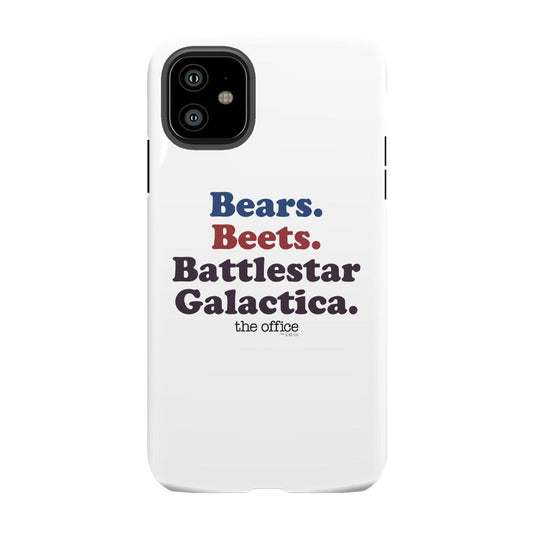 The Office Bears. Beets. Battlestar Galactica iPhone Tough Phone Case-6