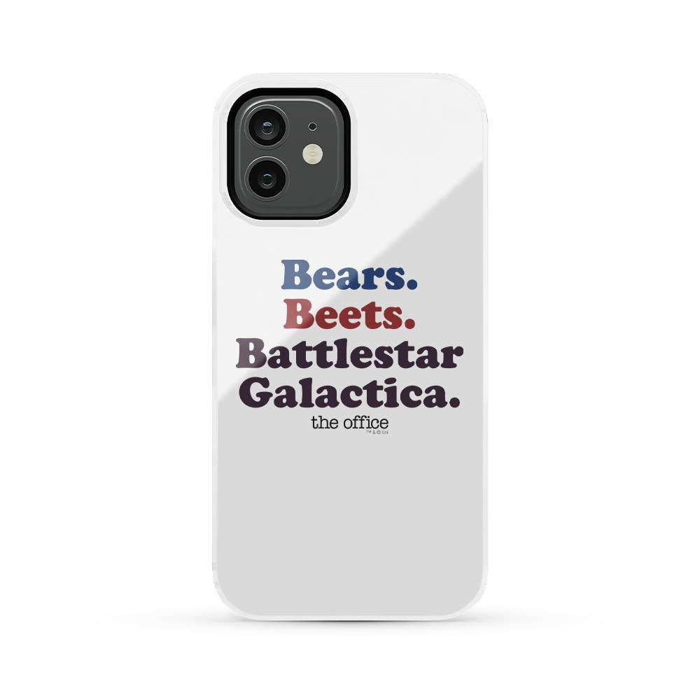 The Office Bears. Beets. Battlestar Galactica iPhone Tough Phone Case