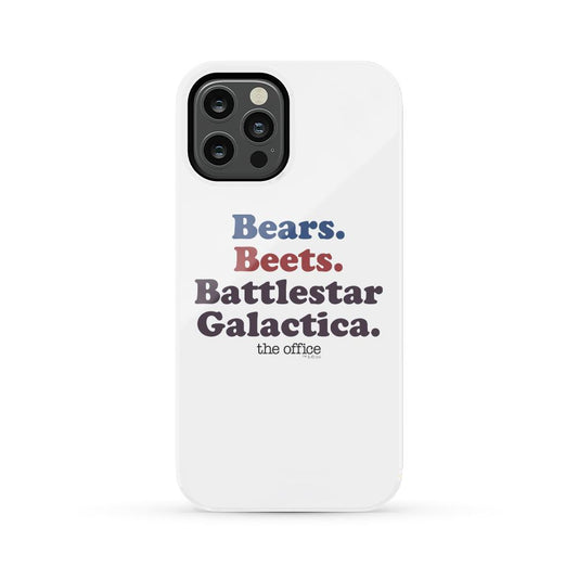 The Office Bears. Beets. Battlestar Galactica iPhone Tough Phone Case-10