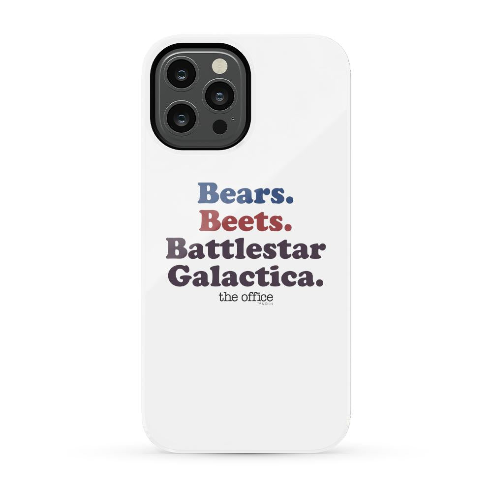 The Office Bears. Beets. Battlestar Galactica iPhone Tough Phone Case