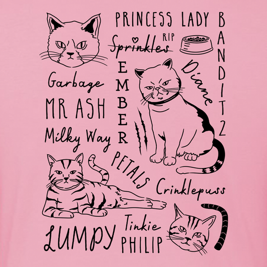 The Office Angela's Cat Mash-Up Women's Short Sleeve T-Shirt-2