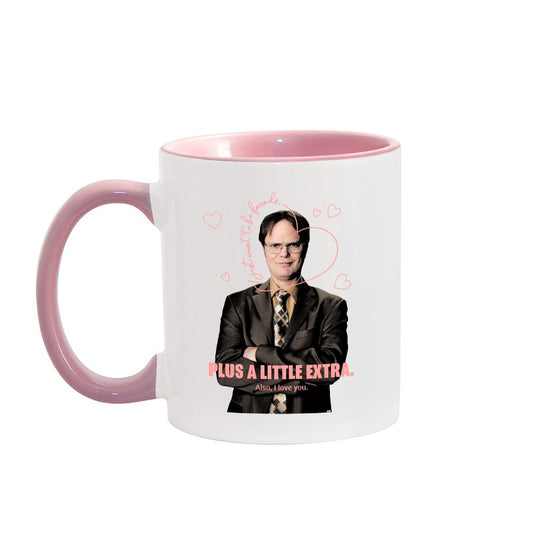 The Office Dwight's Love Quote  Two-Tone Mug-0