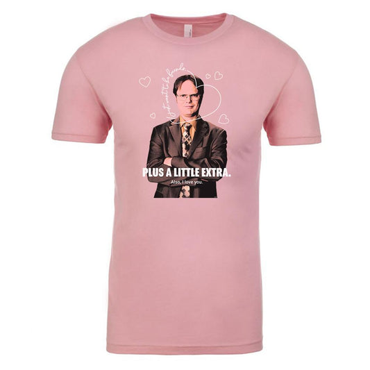 The Office Dwight's Love Quote  Adult Short Sleeve T-Shirt-0