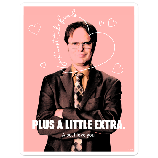 The Office Dwight's Love Quote Die Cut Sticker-1