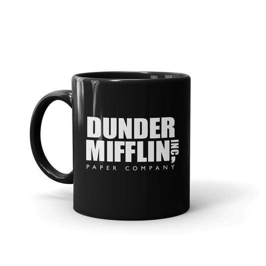 The Office Dunder Mifflin Black Mug-1