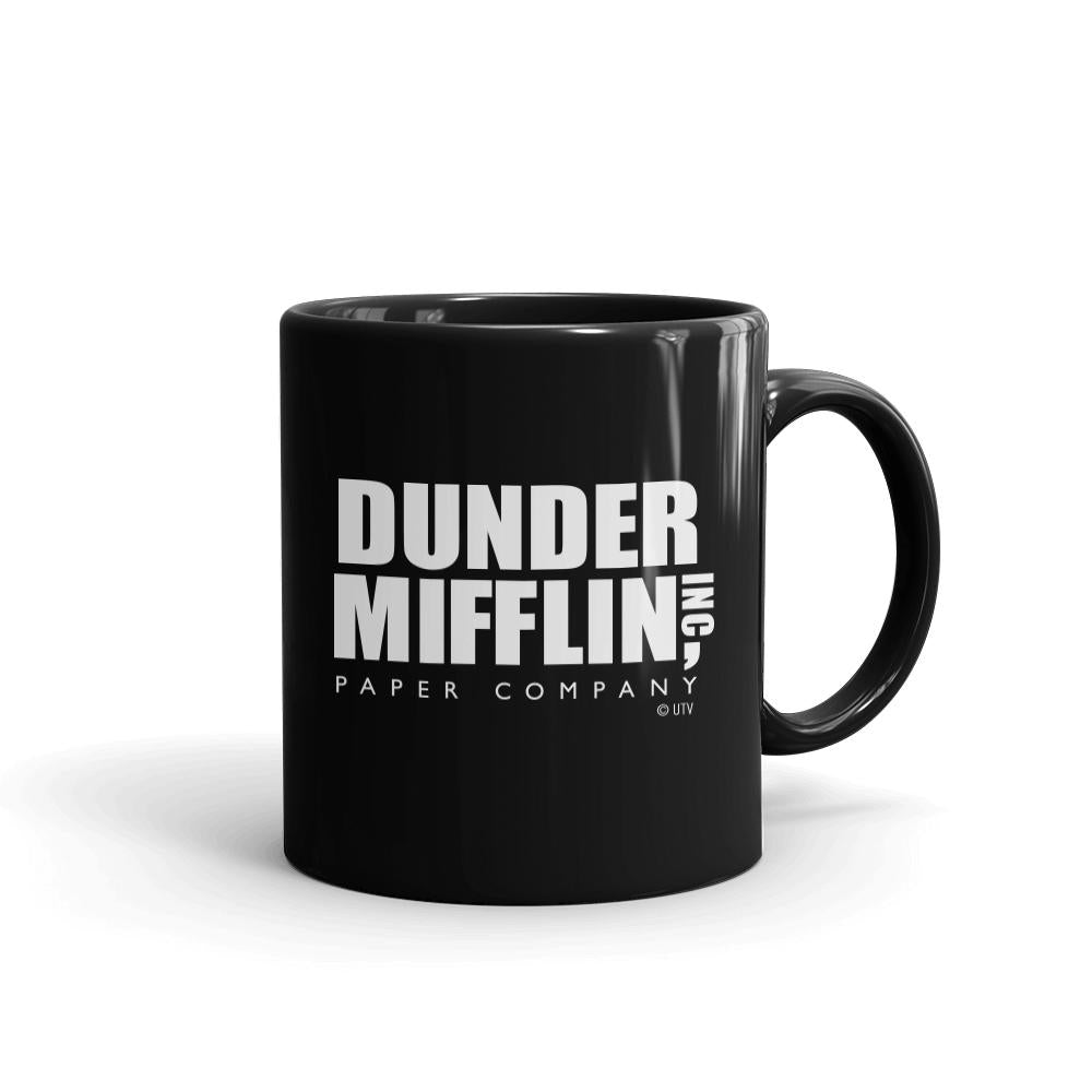 The Office Dunder Mifflin Black Mug