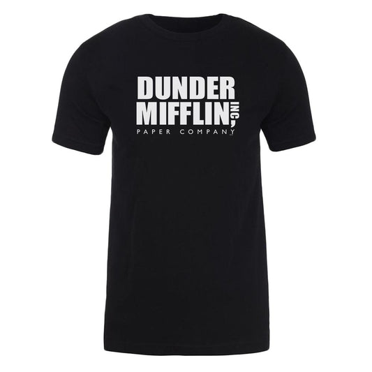 The Office Dunder Mifflin White Adult Short Sleeve T-Shirt-0