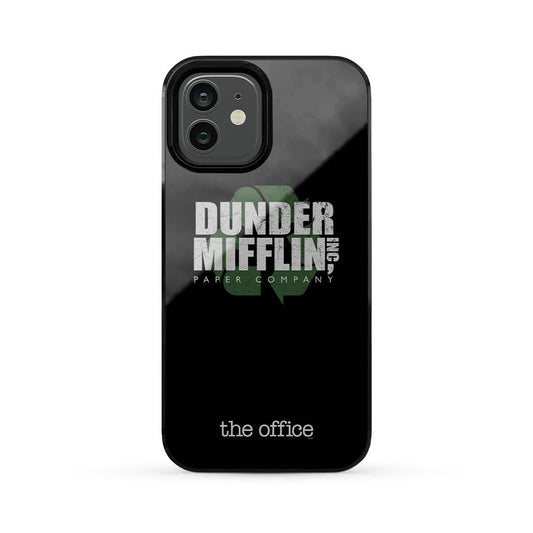 The Office Dunder Mifflin Recycle iPhone Tough Phone Case-8