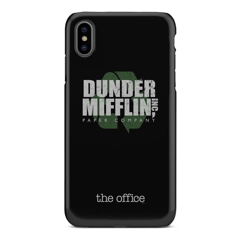 The Office Dunder Mifflin Recycle iPhone Tough Phone Case