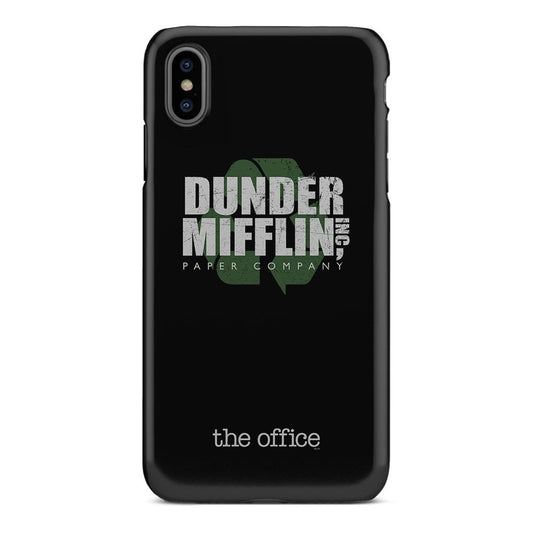 The Office Dunder Mifflin Recycle iPhone Tough Phone Case-4