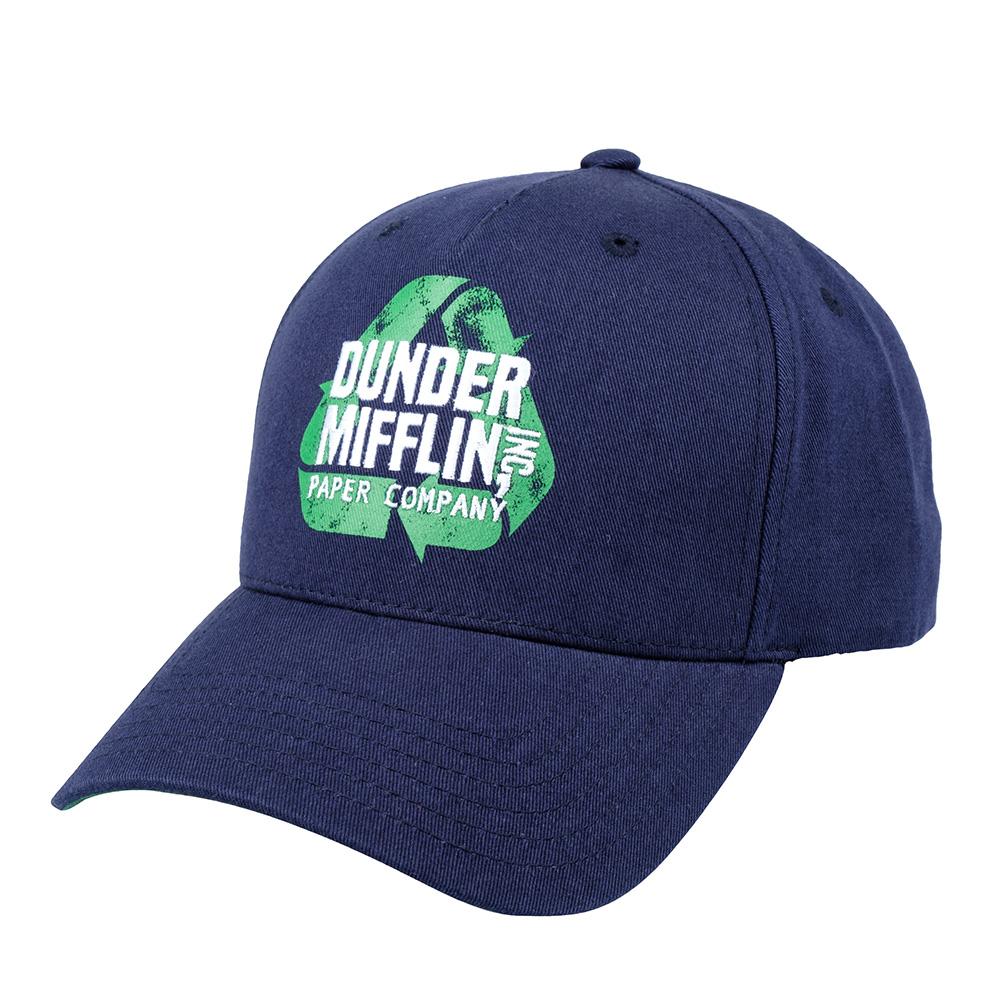 The Office Dunder Mifflin Recycle Curved Baseball Hat