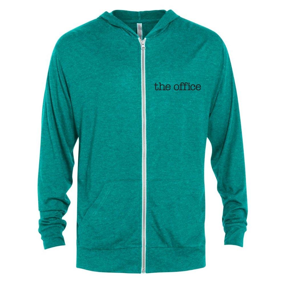 The Office Dwight Schrute's Gym for Muscles Tri-Blend Zip-Up Hooded Sweatshirt