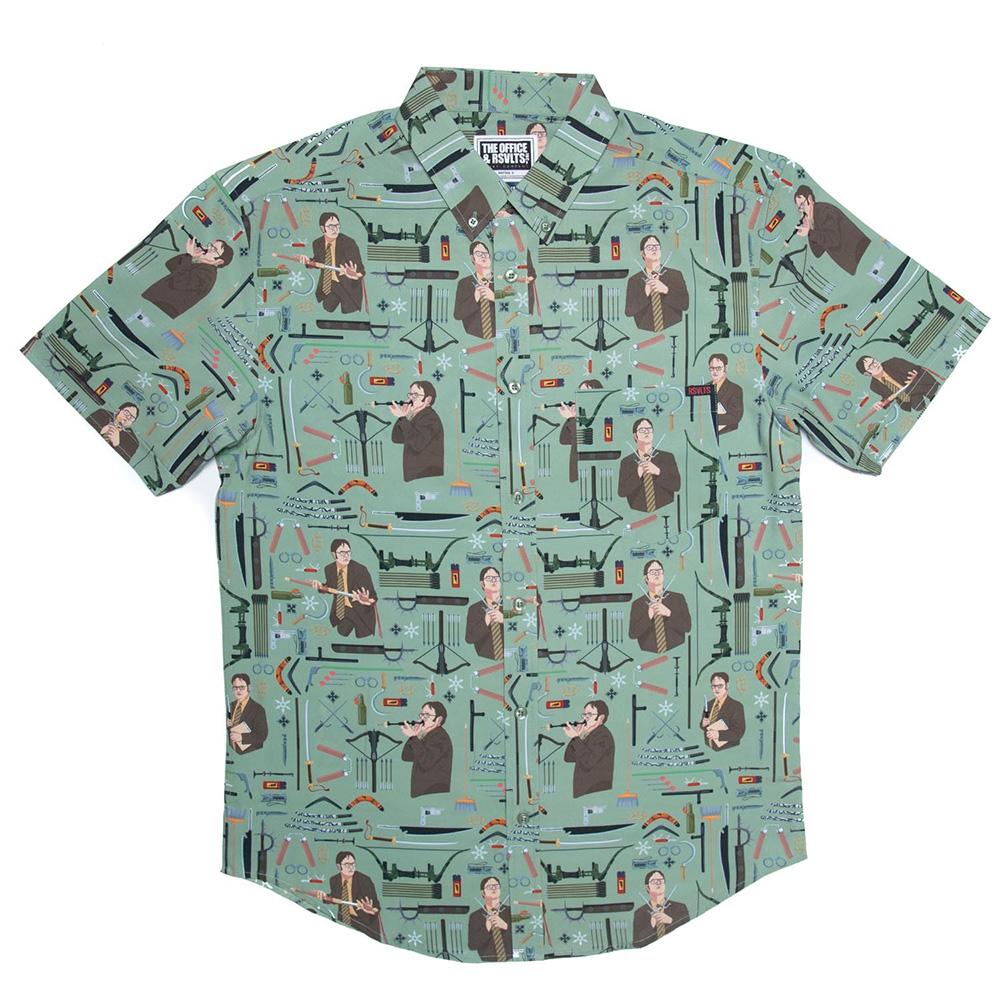 The Office Dwight Schrute, Office Protector Button Down Shirt