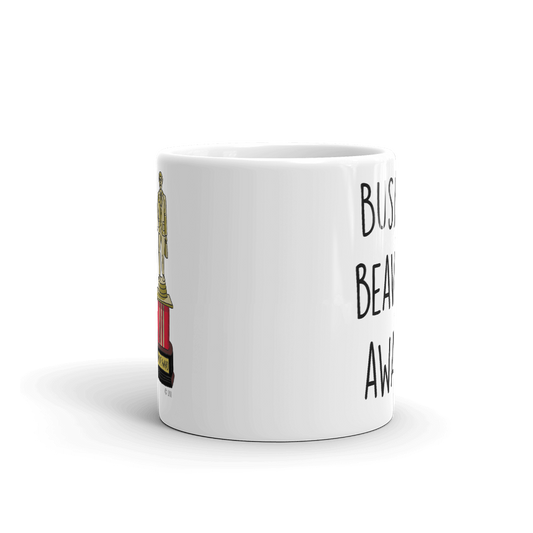 The Office Busiest Beaver Dundie Award White Mug-2