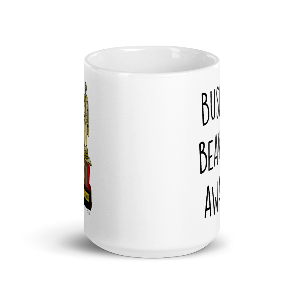 The Office Busiest Beaver Dundie Award White Mug