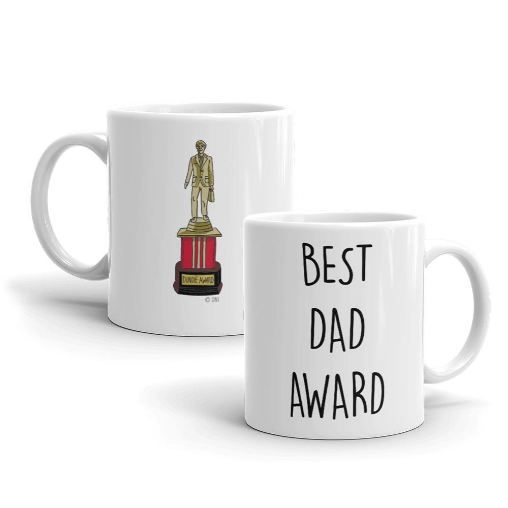 The Office Best Dad Dundie Award White Mug