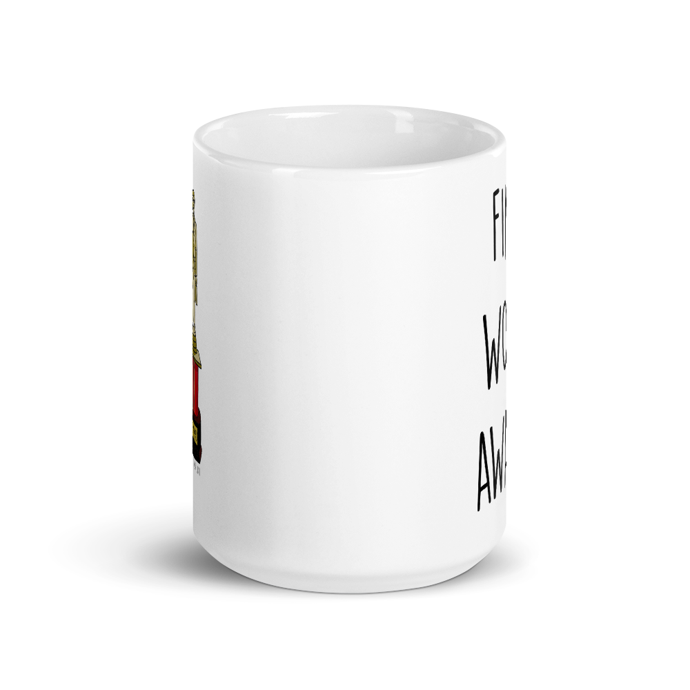 The Office Fine Work Dundie Award White Mug