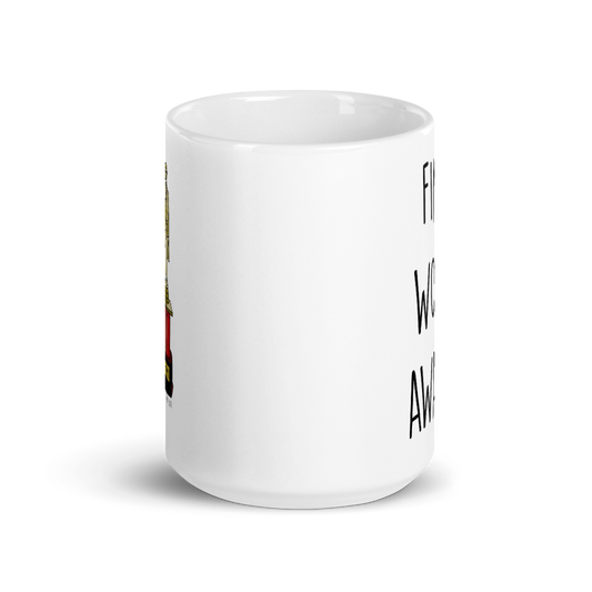 The Office Fine Work Dundie Award White Mug-6